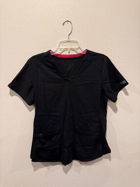 Medcouture Black Scrub Top - Touch